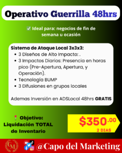 Plan – Operativo Guerrilla